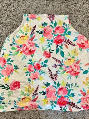Tanofar Girls Floral Car Seat Cover- Pink, Yellow & Teal